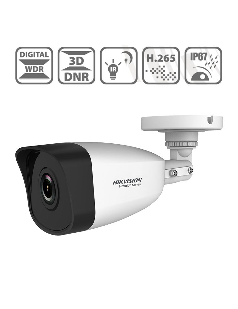 Hwi B H C Hikvision Hiwatch Bullet Camera Ip Mp Vision Nocturna